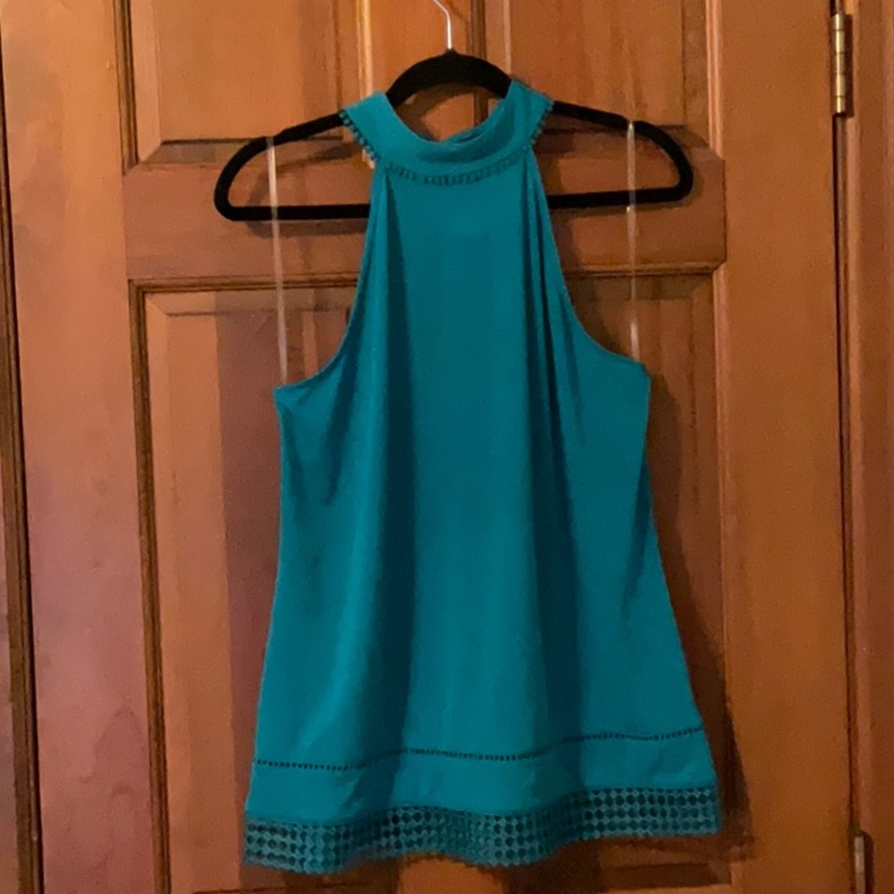 High Neck cut out top..size Medium